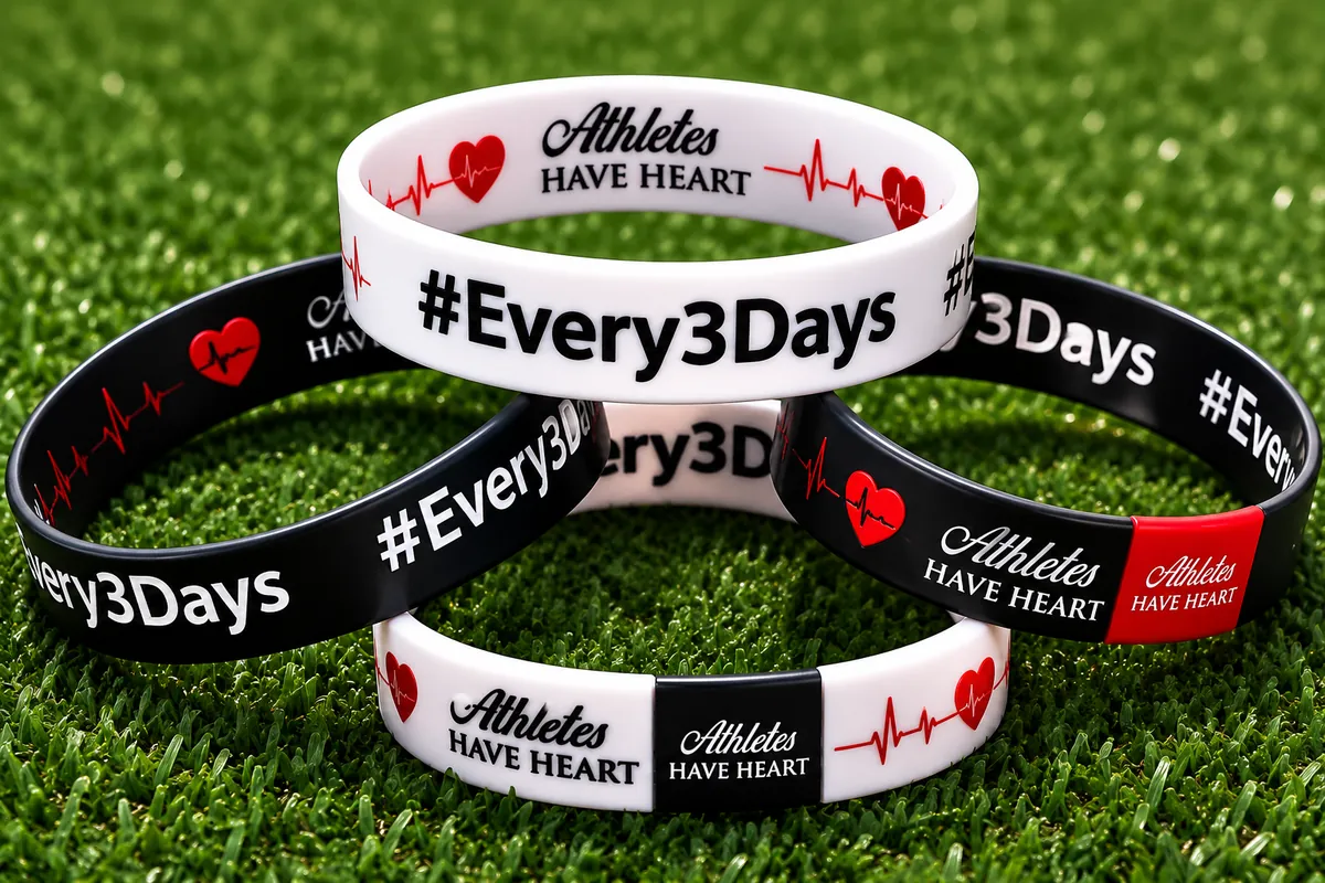 Athletes Have Heart #Every3Days bracelet